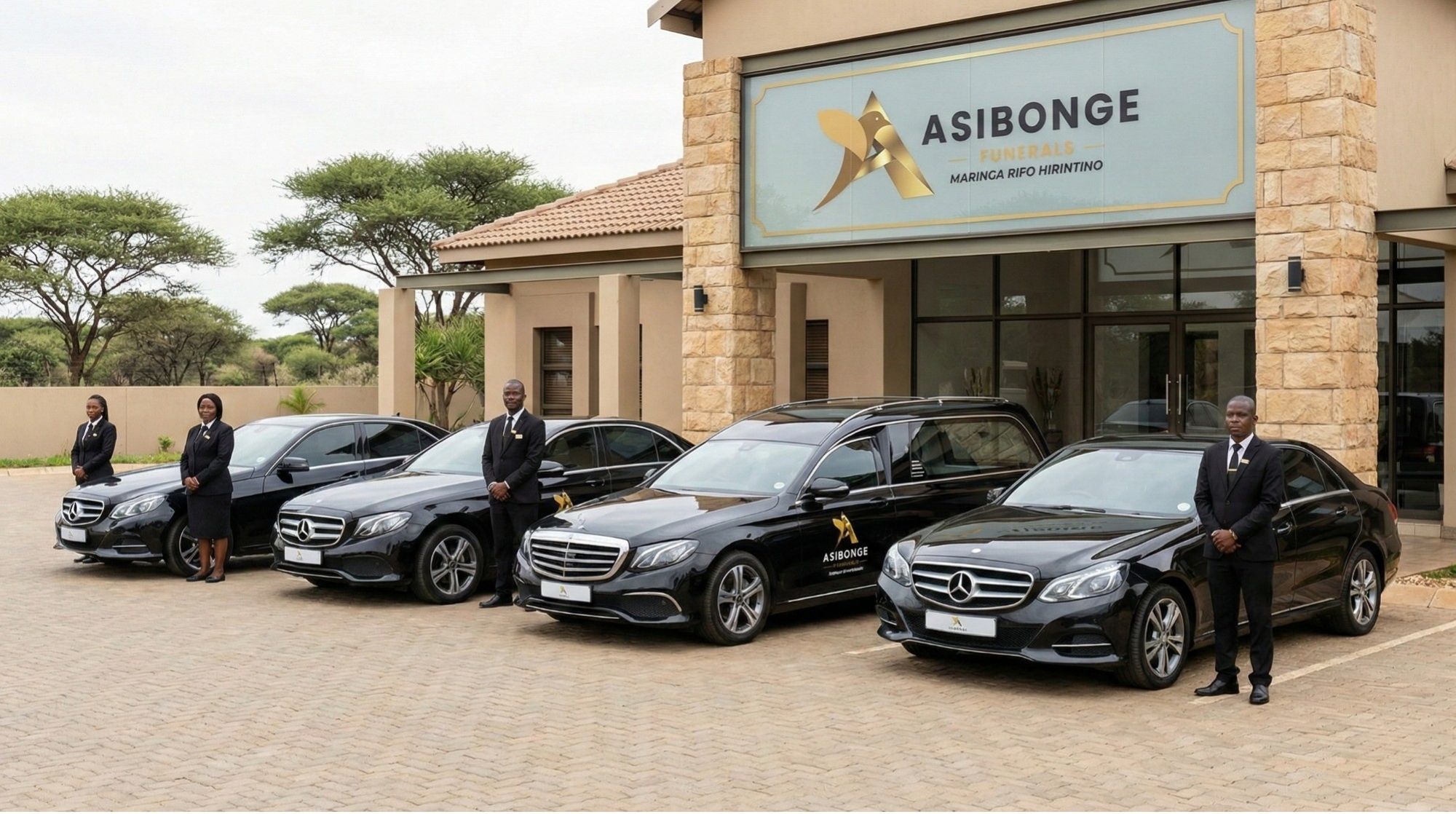 Asibonge Funerals  -  Malamulele Head Office and fleet